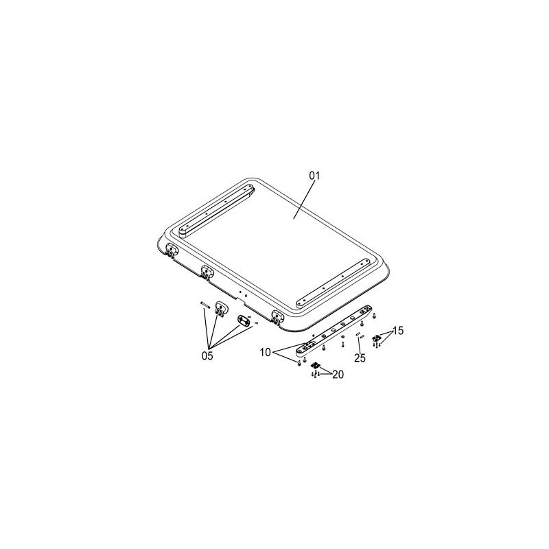 Glass without Add-On Parts