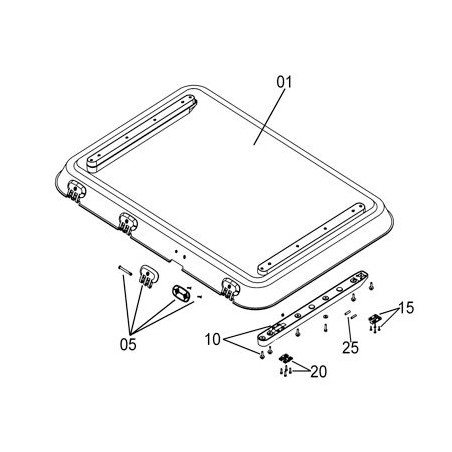 Glass without Add-On Parts