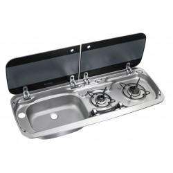 Built-In-cooker-sink-combination  HSG 2370L, Sink left-side