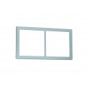 Double Frame, Chrome, Matt