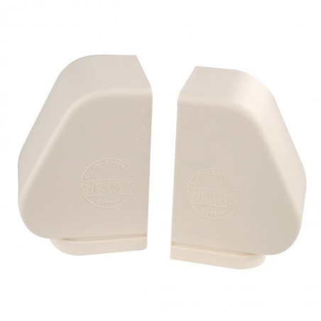 Bearing Covers (Pair) Aluminium Beige