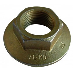 Flange Nut M 27 x 2,00 mm, galvanised
