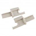 Pair of End Caps (SP 663 + SP 664) for Roller Blind 2001