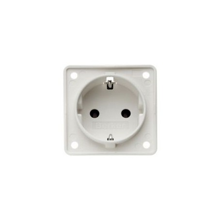 Integro Socket Schuko Shiny White Matt