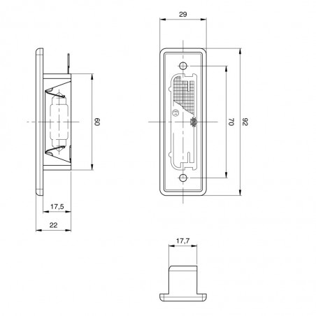 JOKON Number Plate Lamp K 570 L