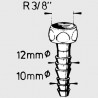 Straight Screw-in Nozzle