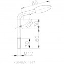 Toggle for clamp holder