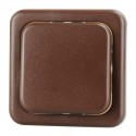 Insert for Rocker Switch 1 Pin Brown