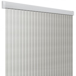 Door Curtain Band Lux White/Silver