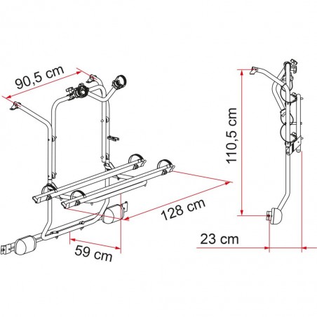 Bike Carrier Carry-Bike Mercedes Viano