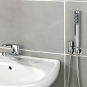 faucet shower head spray with duo-hook