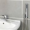 faucet shower head spray with duo-hook