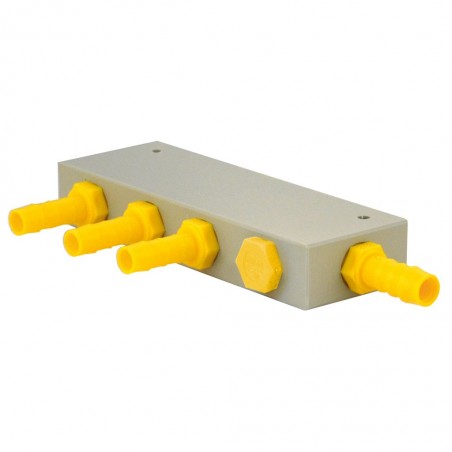 LILIE water distributor WeiΓ�GELB, 3 outlets