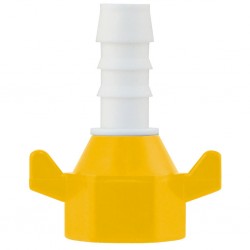 LILIE barb connector white-yellow