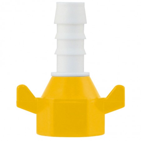 LILIE barb connector white-yellow