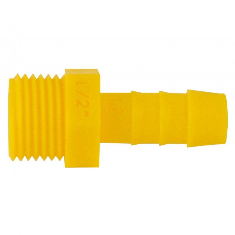 LILIE barb connector WeiΓ�GELB