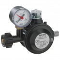 low pressure regulator, 50 mbar with manometer