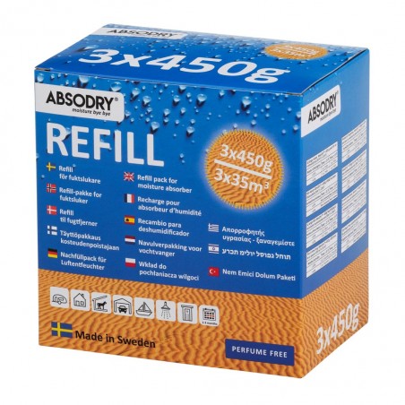 refill granules ABSODRY, 3 x 450 g