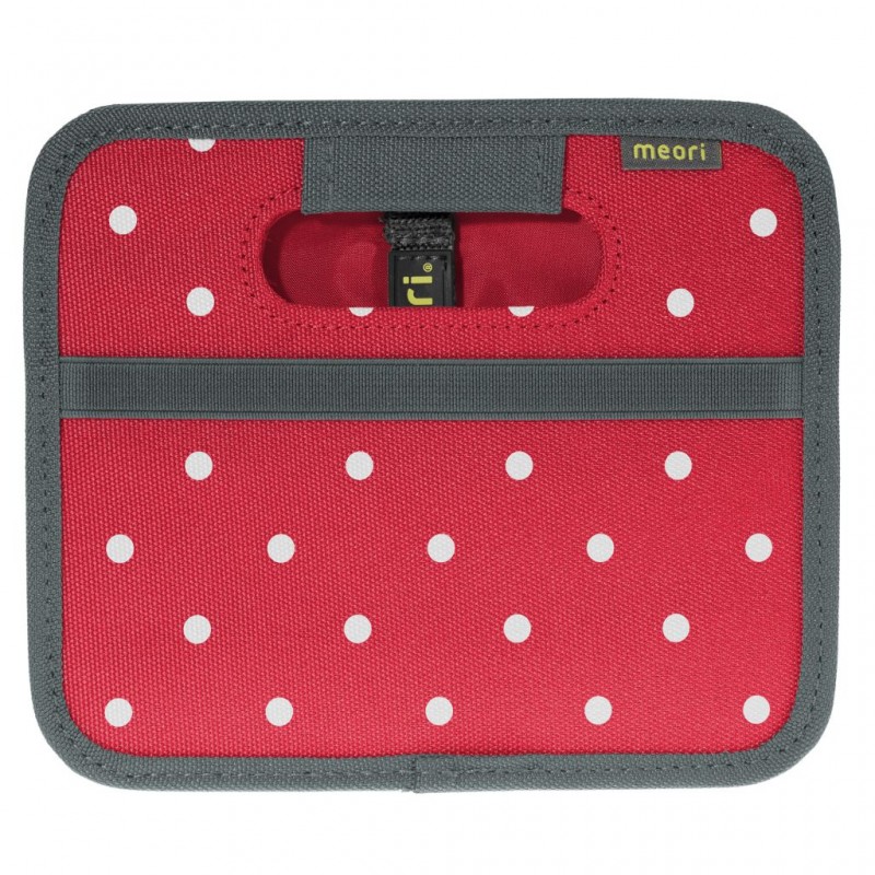 foldable box meori Mini, Hibiscus Red, Dots