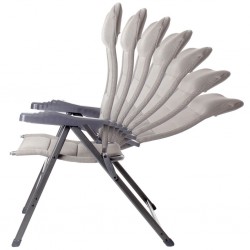 Camping Chair Aravel 3D Light Grey