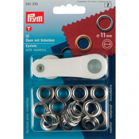 PRYM Eyelets with Slices ΓΈ 11 mm