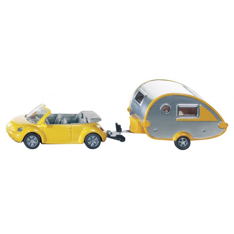 VW Beetle Convertible with Tab Caravan