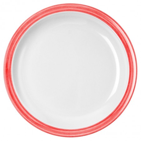 dining plate, red