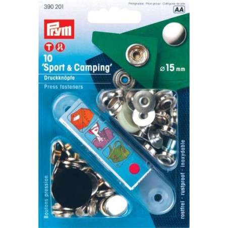 PRYM-Snap Fasteners Sport and Camping