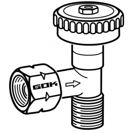 Gas Control Valve 90Β° PS 4 bar