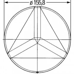 Triangle Reflector Adhesive