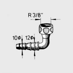 Brass Nozzle 90Β°
