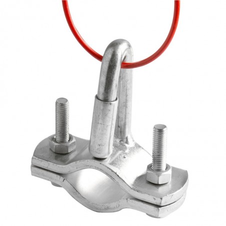 Safety Clamp with Grommet for Breakaway Cable