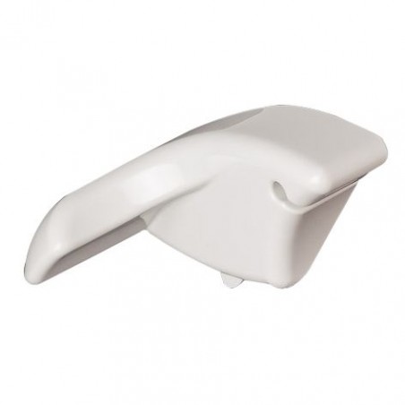 Lead Bar End Cap Left Polar White