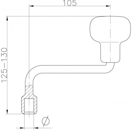 Crank Handle for Wheels