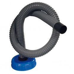 Fastening with Waste Water Hose 1 m DIN 96