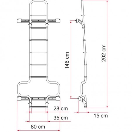 Rear Ladder Deluxe DJ Ducato H3