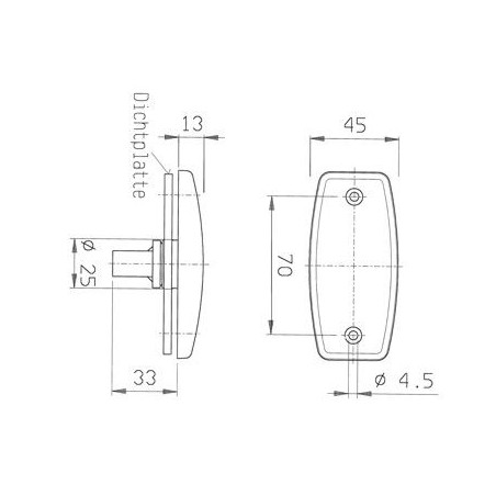 Side Marker Lamp PLR 1006