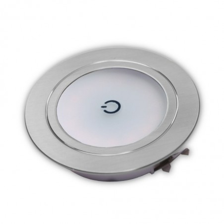 LED Recessed Spotlight with Touch Switch and Milk Glass