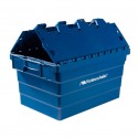 FF Transport Box β€“ Interlocking of the Hinged Lid