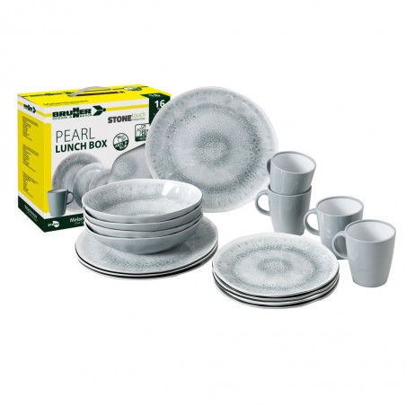 Tableware Set Pearl, 16 Pieces