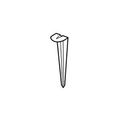 Tentpeg Halfround, 10 Pcs.