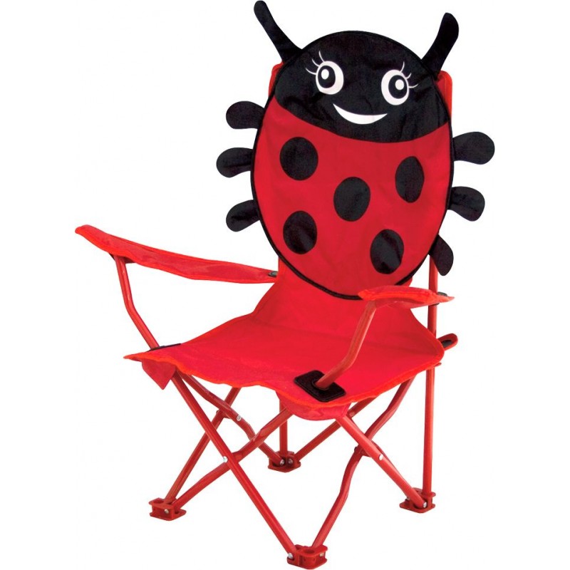 kids folding chair ladybug