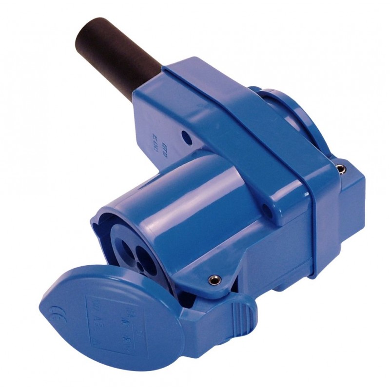 CEE Angle Coupling Blue