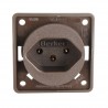 Integro Socket Switzerland Brown Matt