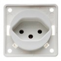 Integro Socket Switzerland White Matt