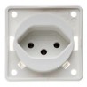 Integro Socket Switzerland White Matt