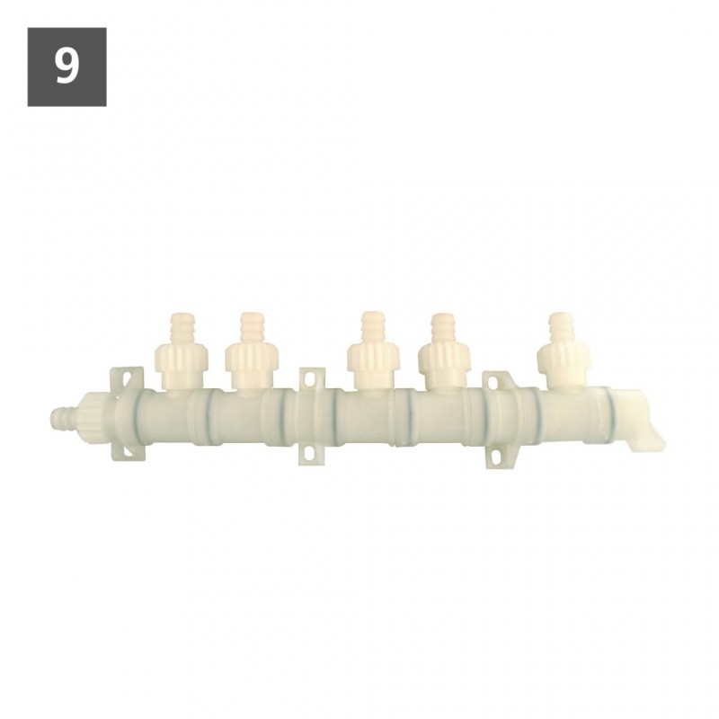 Distributor 5-Fold with Screw Nuts X-Fix