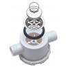 Double Drain Unit, with Removable Siphon, Drain pipe ΓΈ 25 mm