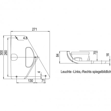 Reflector Triangle DR 2000