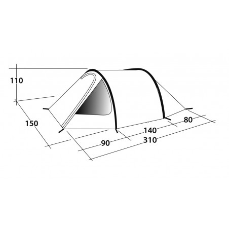 Σκηνή Outwell Earth 2 ατόμων